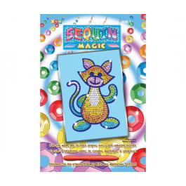   Sequin Art SEQUIN MAGIC Cat (SA0718)