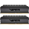 PATRIOT 32 GB (2x16GB) DDR4 3600 MHz Viper 4 Blackout (PVB432G360C8K) - зображення 1