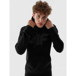   4F Худі чоловіче  Sweatshirt M694 4FAW23TSWSM694-20S S Чорне (5904698531479)