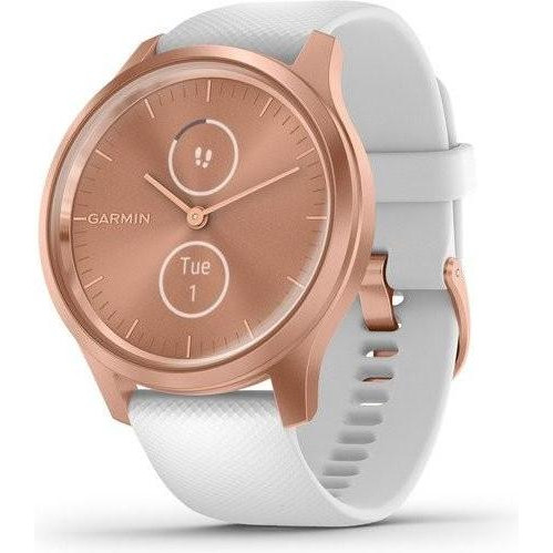 Garmin vivomove Style Rose Gold-White Silicone (010-02240-20) - зображення 1