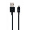 Cablexpert USB/Apple Lightning Black 2m (CC-USB2P-AMLM-2M) - зображення 1