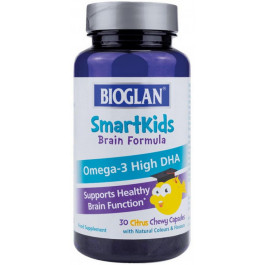   Bioglan Smartkids Omega-3 High DHA Brain Formula 30 chew caps цитрус