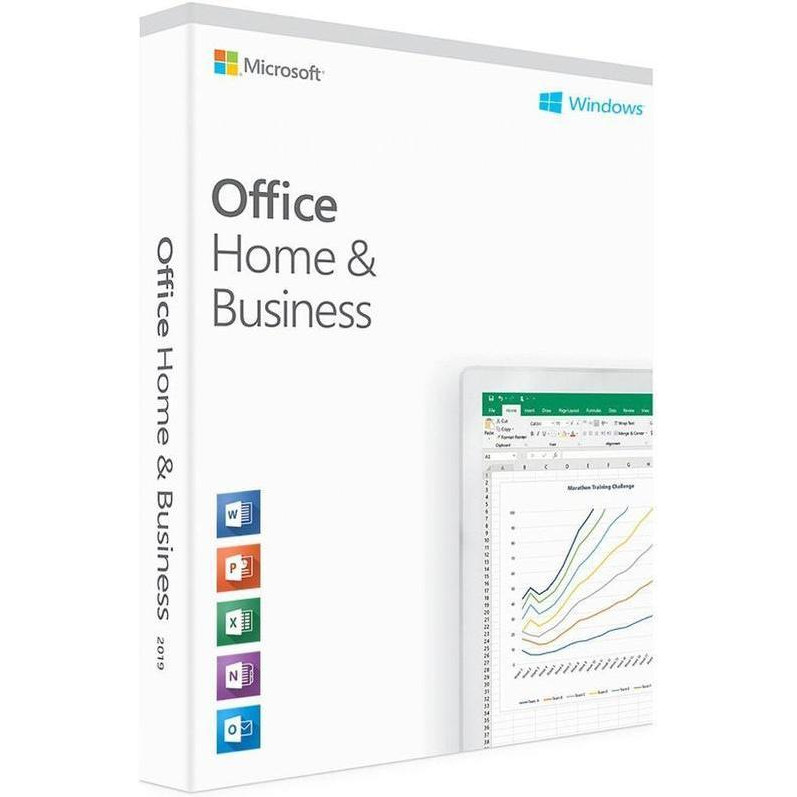 Microsoft Office для дому и бизнесу 2019 1 ПК (Win. 10) або Mac (FPP - короб.версія, укр. мова) (T5D-03369) - зображення 1