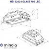 Minola HBI 52621 BL GLASS 700 LED - зображення 10