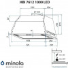 Minola HBI 7612 I 1000 LED - зображення 7