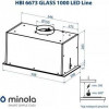 Minola HBI 6673 WH GLASS 1000 LED Line - зображення 9