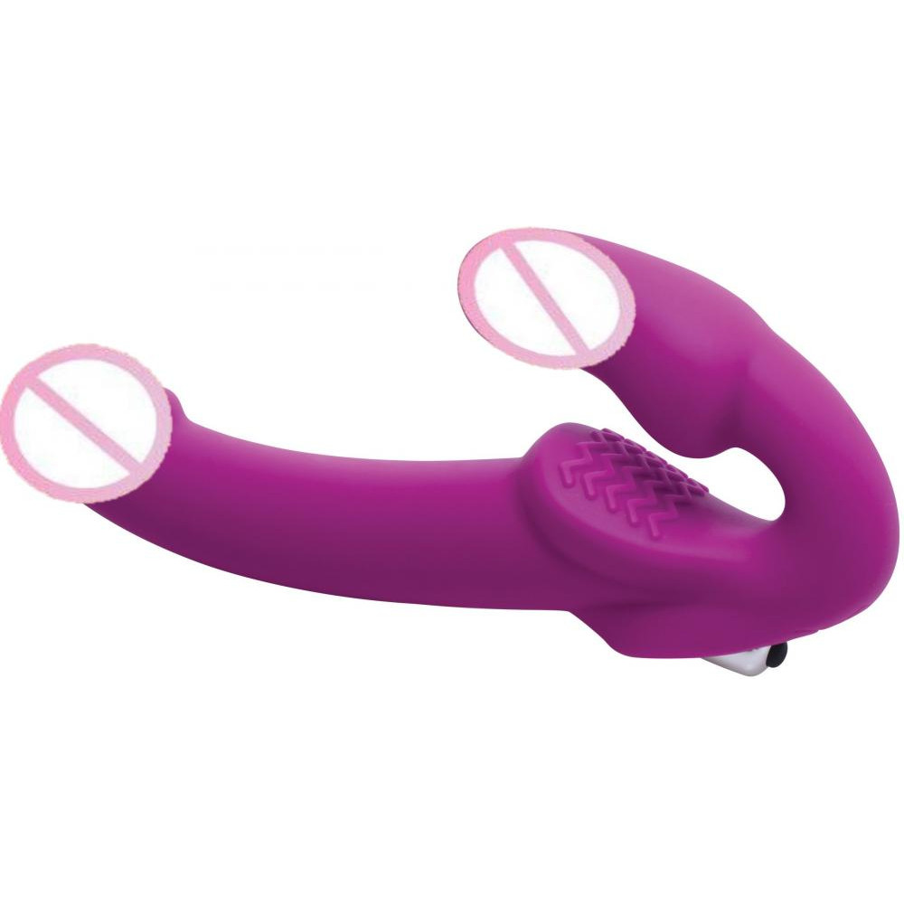 Strap U Vibrating Strapless Silicone Strap-on Dildo (XRAE826) - зображення 1