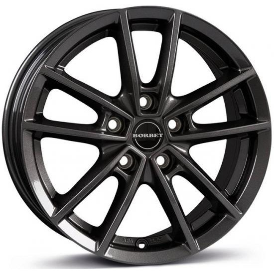 Borbet W mistral anthracite glossy (R18 W8.0 PCD5x114.3 ET50 DIA72.5) - зображення 1