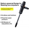 Baseus Dual Power Portable Electric Car Wash Spray Nozzle Black (CRDDSQ-01) - зображення 4