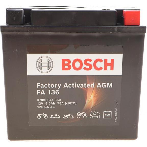 Bosch 6СТ-5.5 АзЕ (0 986 FA1 360) - зображення 1