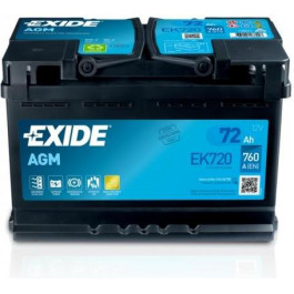   Exide 6СТ-72 АзЕ AGM (EK720)