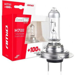   AMIO LumiTec Silver +100% Duo Box H7 12V 55W 01403