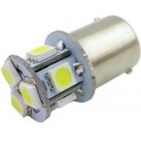   AllLight LED T25/5, 8 диодов BA15s 12V White