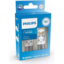   Philips P21/5W LED White Ultinon Pro6000 12В (11499CU60X2)