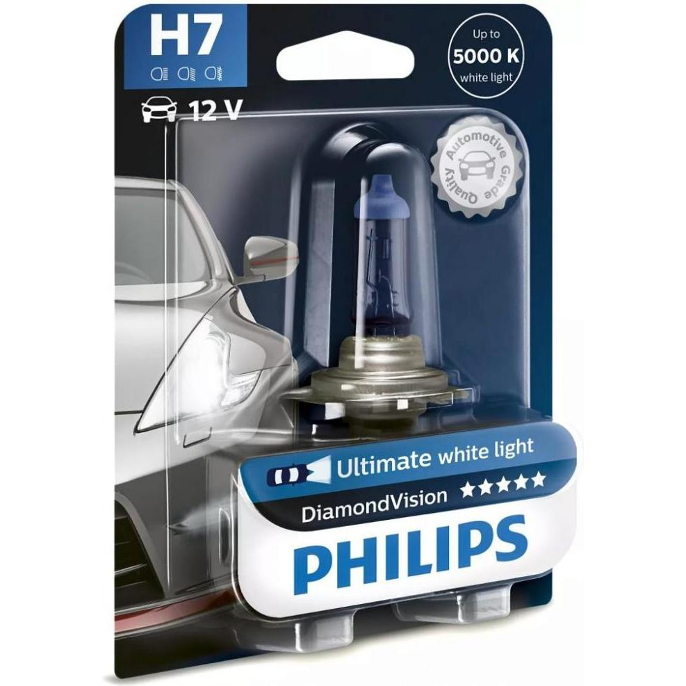 Philips H7 DiamondVision 12V 55W (12972DVB1) - зображення 1