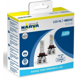   NARVA HB3/HB4 Range Performance LED 6500K 24W 12/24V 18038