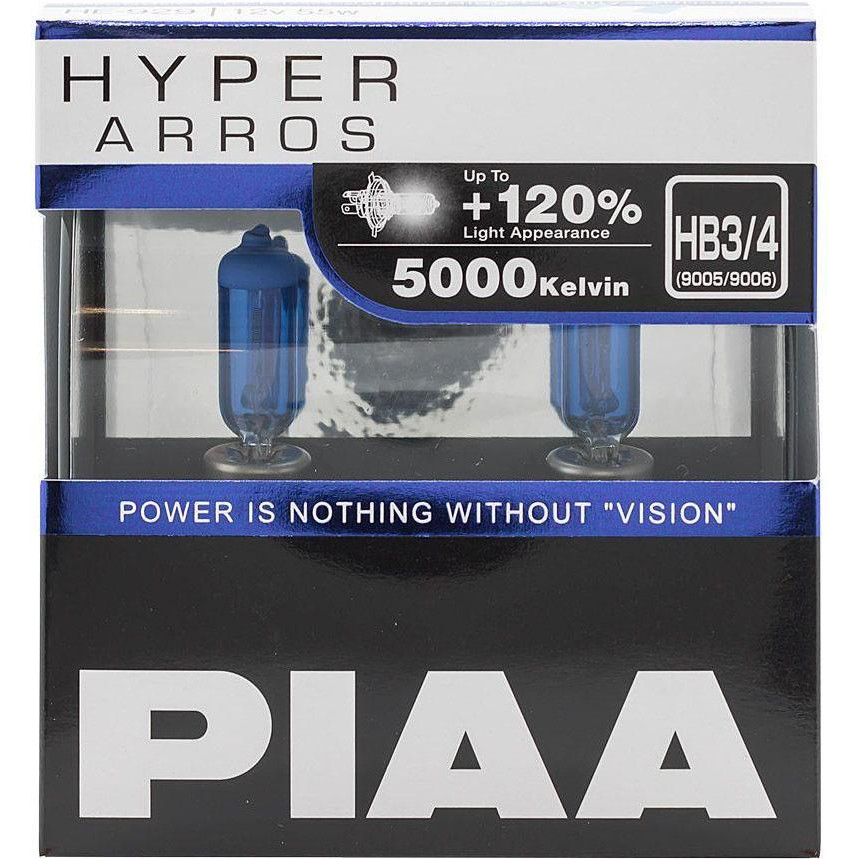 PIAA Hyper Arros +120% НB3/HB4 55W 5000K HE-929 - зображення 1