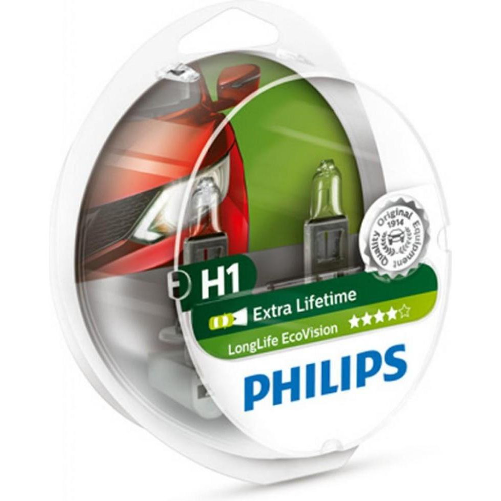 Philips H1 LongLife EcoVision (12258LLECOS2) - зображення 1