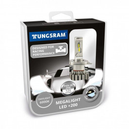   Tungsram H4 Megalight LED 6000K P43t-38 60430 PB2