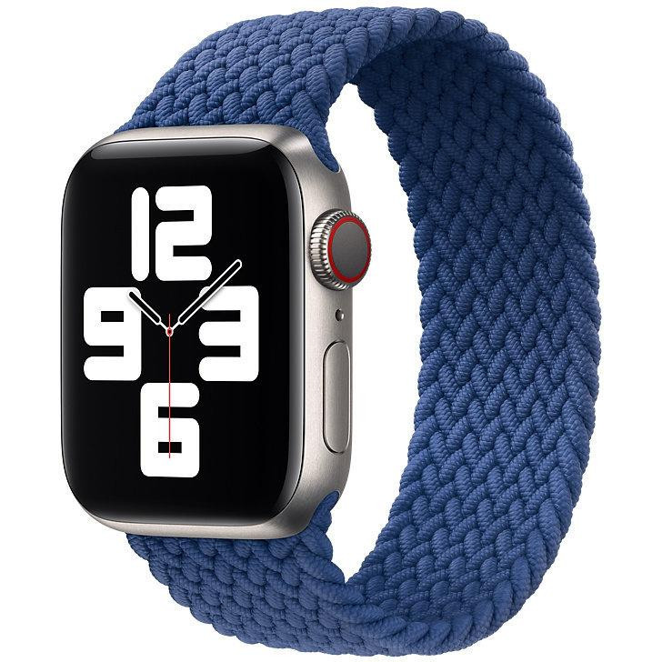 Apple Braided Solo Loop Atlantic Blue Size 5 for  Watch 38/40mm (MY702) - зображення 1