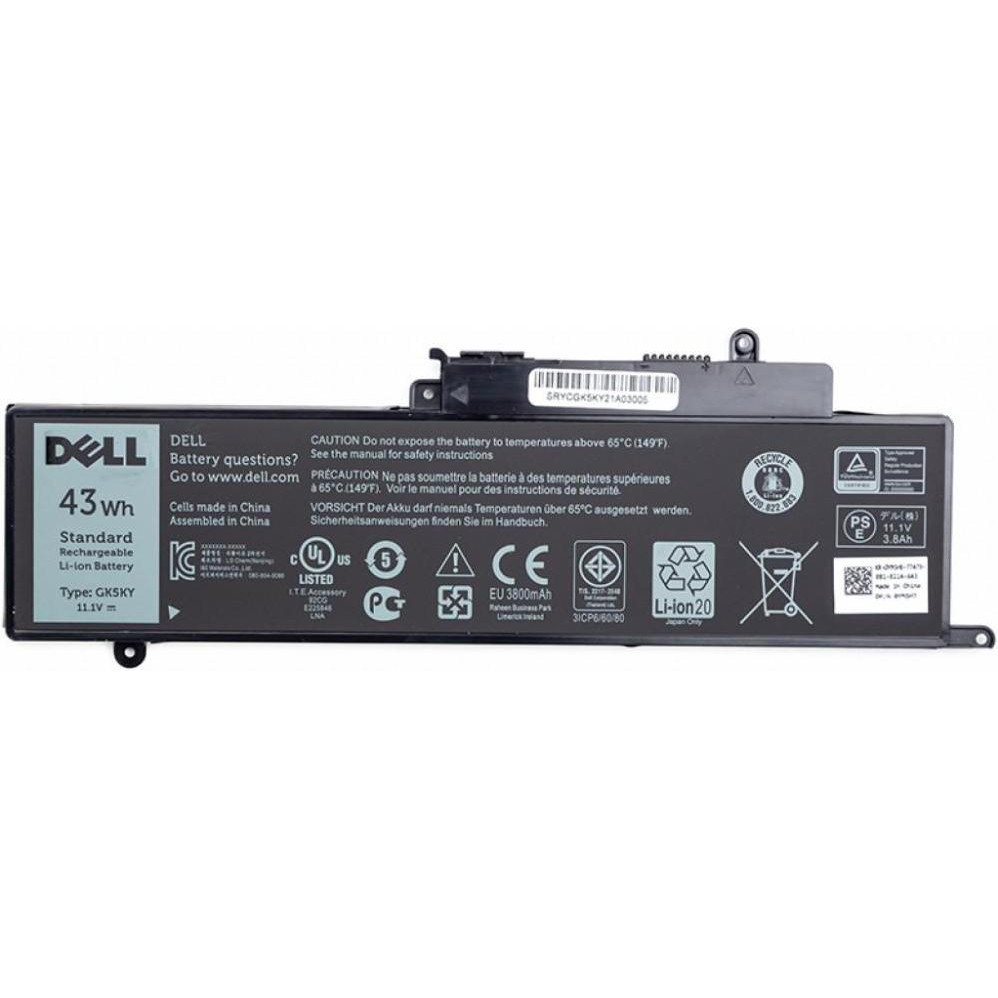 PowerPlant DELL Inspiron 11 3000 GK5KY 11.1V 43Wh (NB440733) - зображення 1