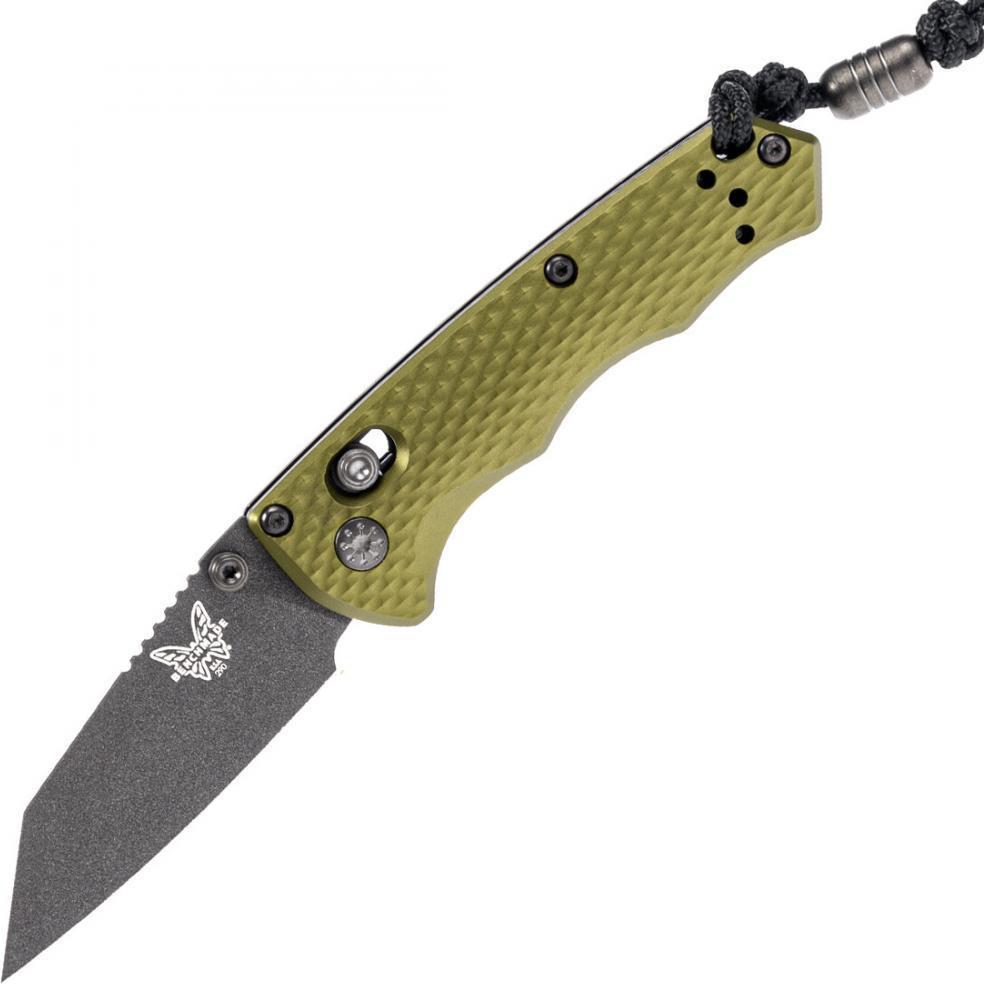 Benchmade Full Immunity Woodland Green Aluminum Wharncliffe (290BK-2) - зображення 1