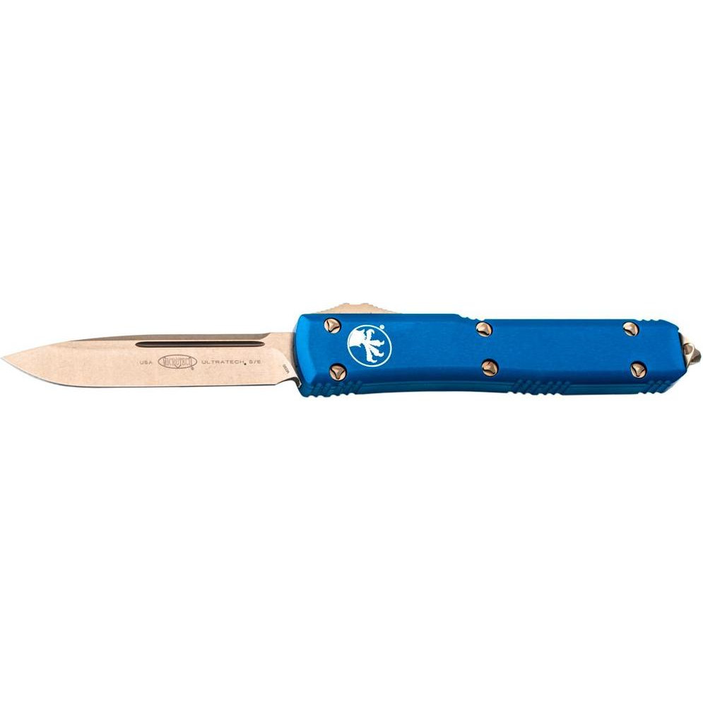 Microtech Ultratech Drop Point Bronze blue (121-13BL) - зображення 1