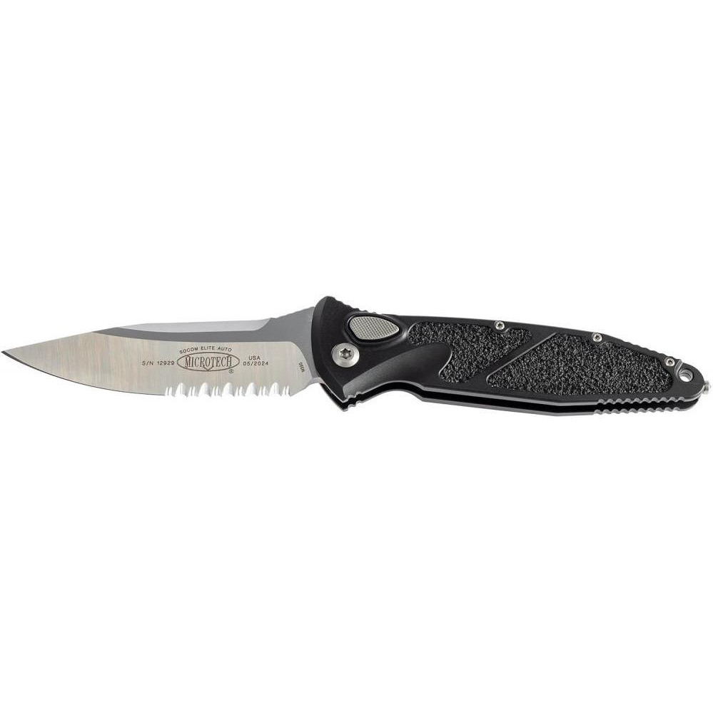 Microtech Socom Elite Drop Point Satin PS Black (160A-5) - зображення 1