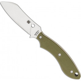   Spyderco Stok G-10 Drop Point Green (FB50GPOD)