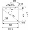 Franke Maris MRG 610-52 TL 114.0668.867 - зображення 2