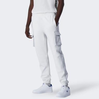 Champion Білі чоловічі спортивнi штани  elastic cuff pants cha219764-BDB/QGR - зображення 1