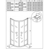 Kolpa San SQ Line TKP 90х90/K R550 (511120) - зображення 2