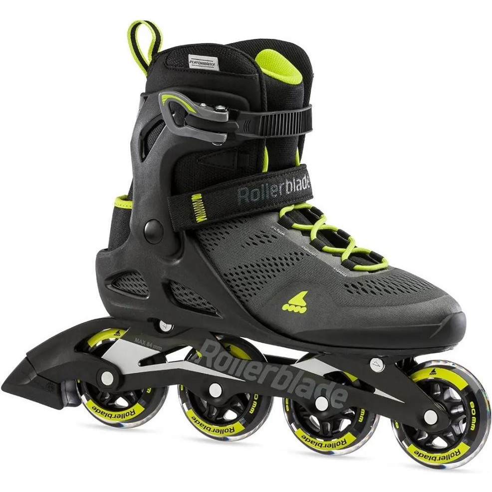 Rollerblade Macroblade 80 / розмір 44 black/lime (071006001A1 285) - зображення 1