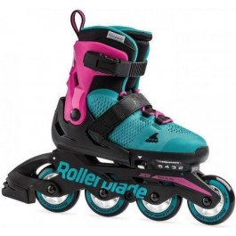   Rollerblade Microblade GS / размер 28-32 pink/emerald green (079581001A8 28-32)