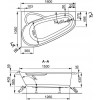 VAGNERPLAST Selena 160x105 VPBA163SEL3LX-01 - зображення 3