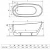 Radaway Nikia 175x78 (WA1-41-175x078U-B) - зображення 2