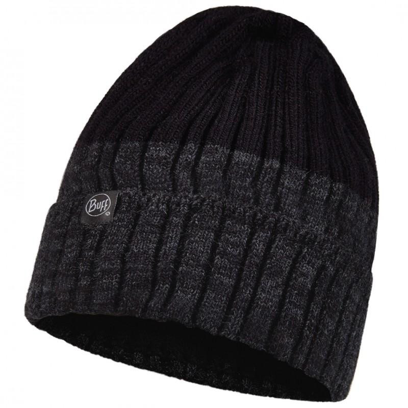 Buff Шапка  Knitted & Polar Hat Igor, Black (BU 120850.999.10.00) - зображення 1