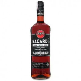   Bacardi Ром  Carta Negra 4 роки витримки 40% 1 л (5010677035804)