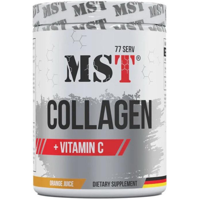 MST Nutrition Sport Nutrition Collagen + Vitamin C 500,5г апельсин - зображення 1