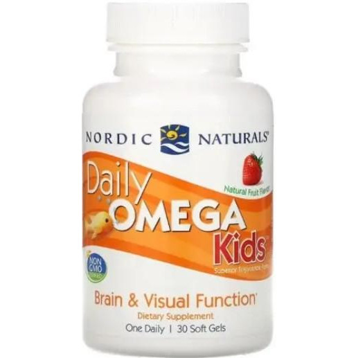 Nordic Naturals Daily Omega Kids 30 гел капс фруктовий - зображення 1