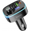 Hoco E62 Fast PD20W+QC3.0 car BT FM transmitter Black - зображення 2