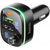 Hoco E62 Fast PD20W+QC3.0 car BT FM transmitter Black - зображення 4