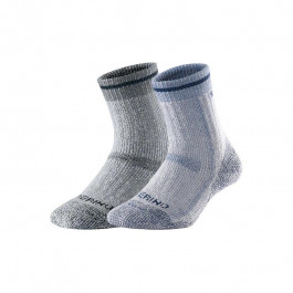   Kailas Шкарпетки трекінгові (2 пари)  Aoxue IV Mid Cut Hiking Socks Men's - Denim Blue/Navy