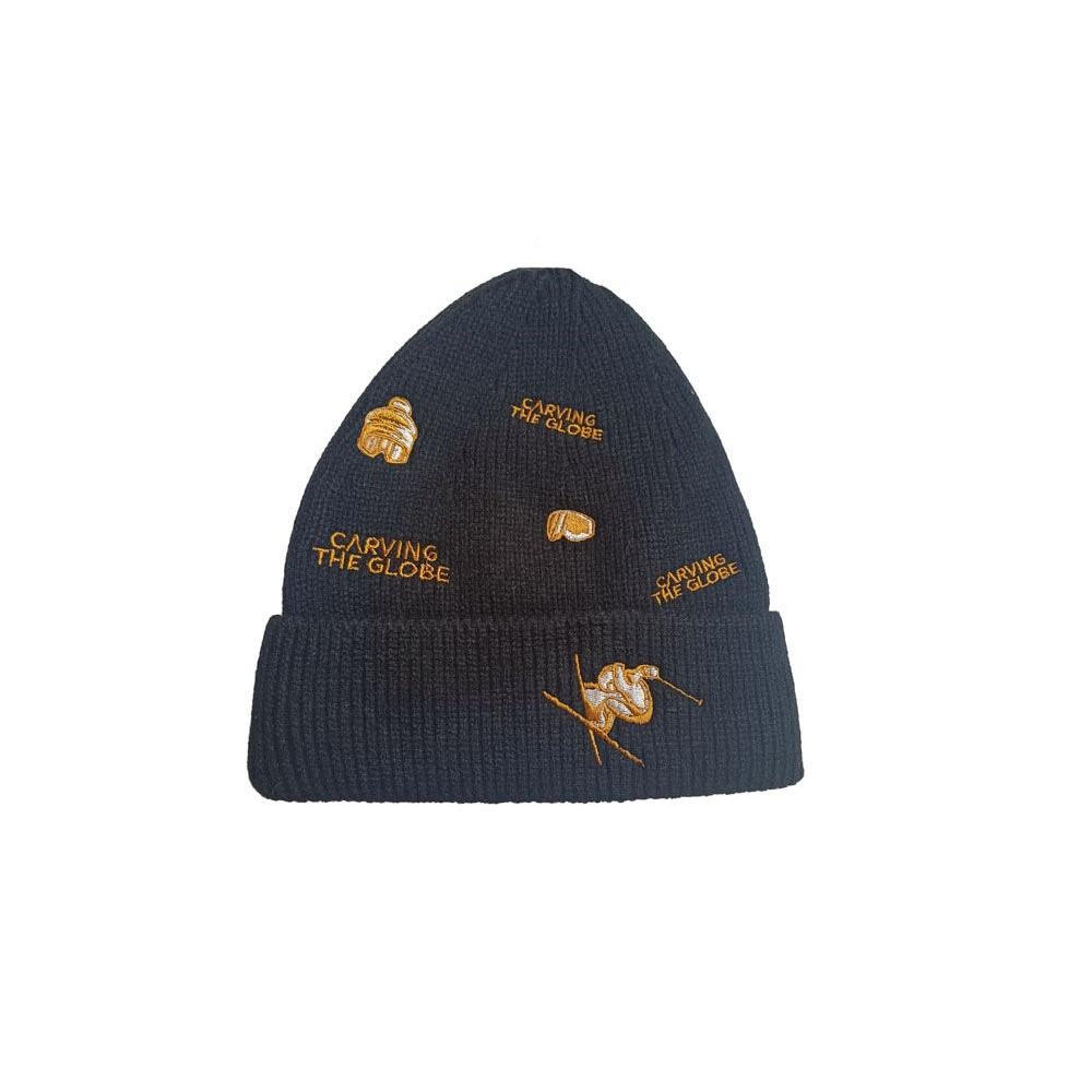 Kailas Шапка  Embroidered Knit Hat, Black - зображення 1