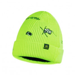   Kailas Шапка  Embroidered Knit Hat, Neon Yellow Green