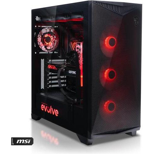 EVOLVE PoweredBy MSI 6H+ Black/Mesh (EVGP-G6Hi1460KFN407S-D532S1TBKMSH) - зображення 1