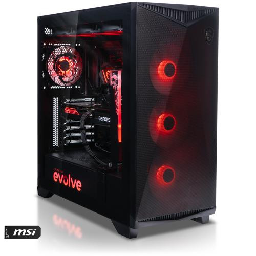 EVOLVE PoweredBy MSI 3H+ Black/Mesh (EVGP-G3HR570XN407-32S1TBKMSH) - зображення 1