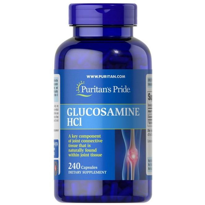 Puritan's Pride Glucosamine HCL 240 капсул - зображення 1