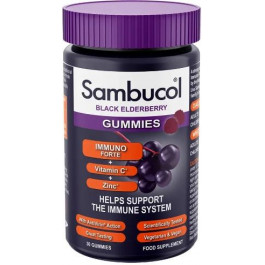   Sambucol Immuno Forte + Vitamin C + Zinc 30 жел