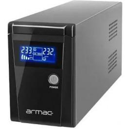   Armac OFFICE O/650E/LCD, Line Interactive 650VA/390W, 2хFrench., USB-B LED, Metal case